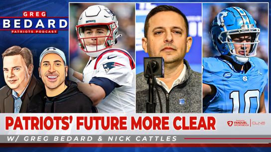 .@FDsportsbook Podcast & Video: Bedard Patriots Pod - Future more clear with Wolf words taken at BSJ Headquarters (Patriots)